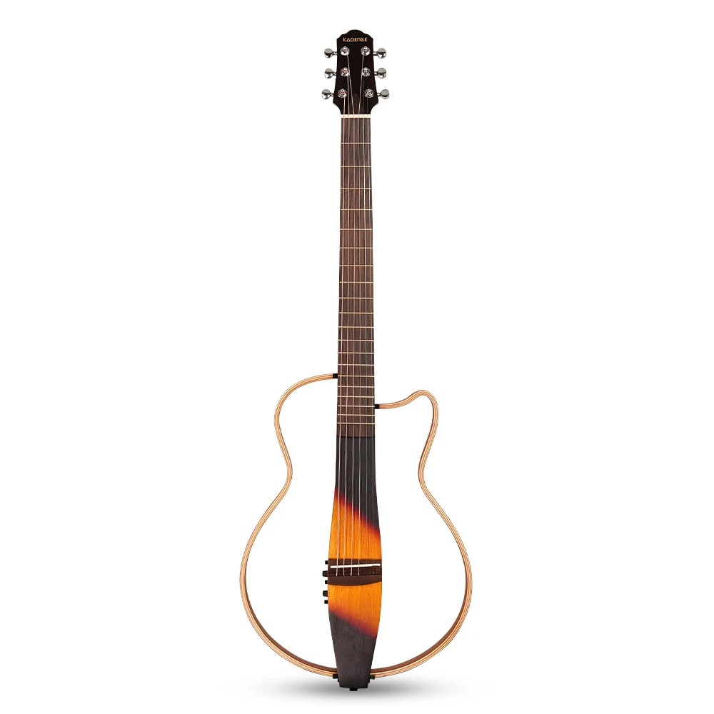 Kadence SLAG10-BRN Touring Series 39" Silent Electro-Acoustic Guitar, view 2 of 7