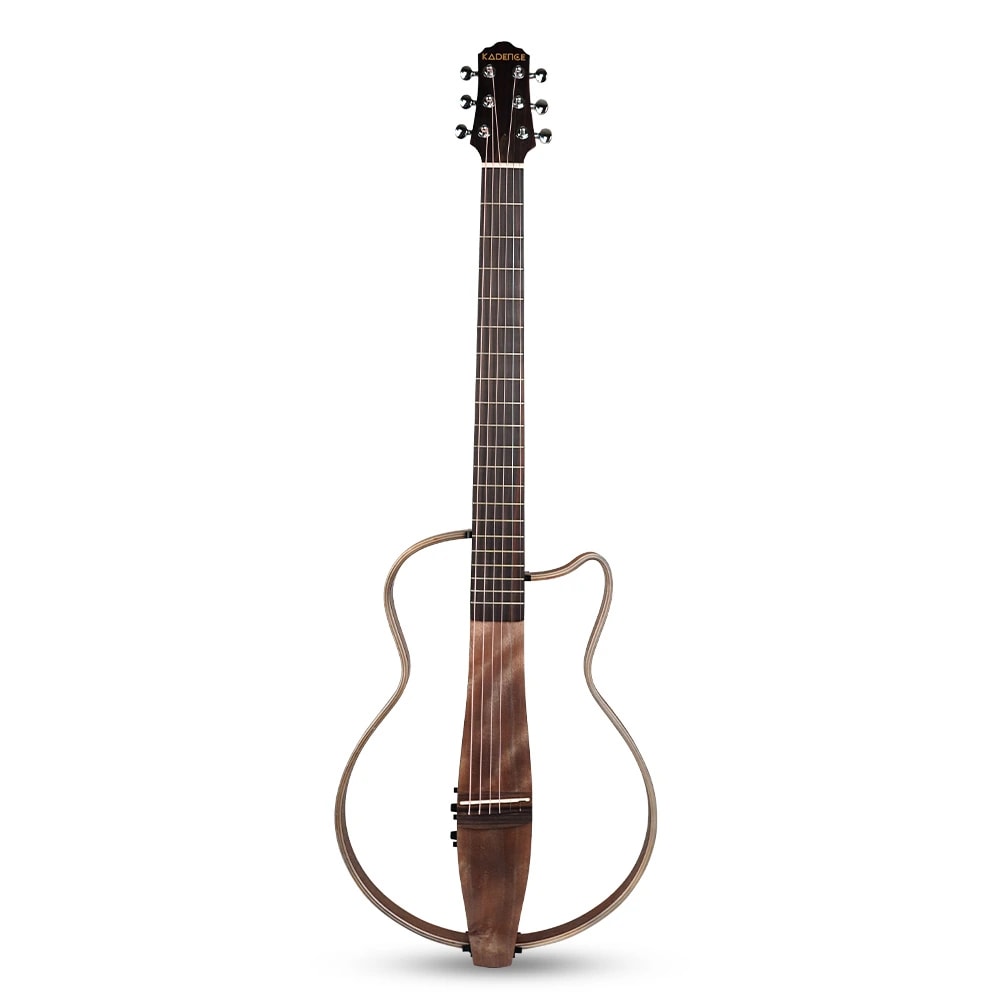 Kadence SLAG10-GRY Touring Series 39" Silent Electro-Acoustic Guitar, view 2 of 7