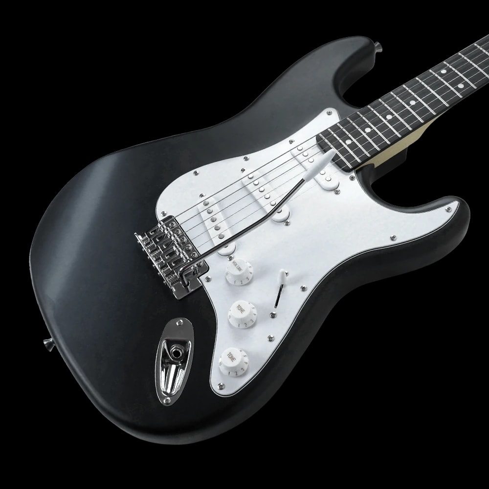 STBK Tennessee 39" Electric Guitar (Strat-Style/S-Style) · Black