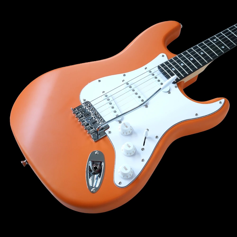 STHO Tennessee 39" Electric Guitar (Strat-Style/S-Style) · Orange
