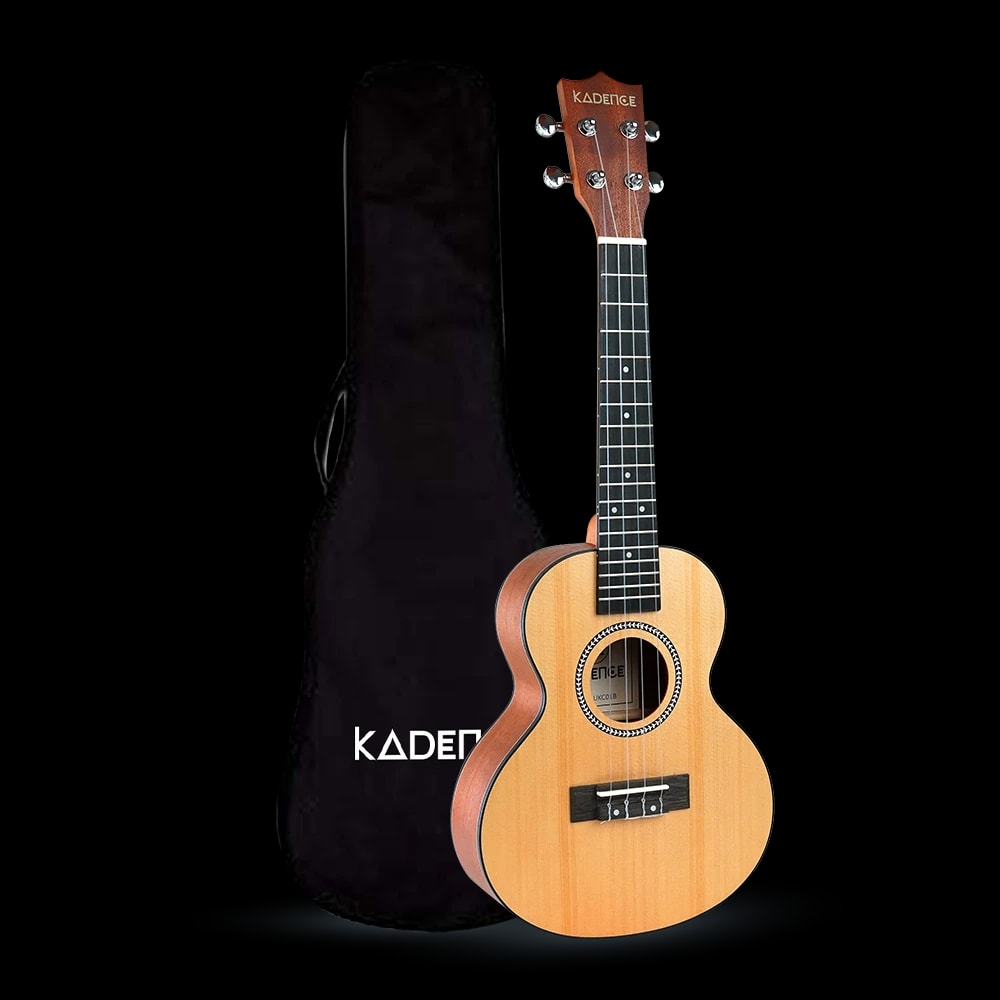 Kadence UKC01B Concert 25" Big Belly Acoustic Ukulele for Enhanced Bass, view 1 of 6