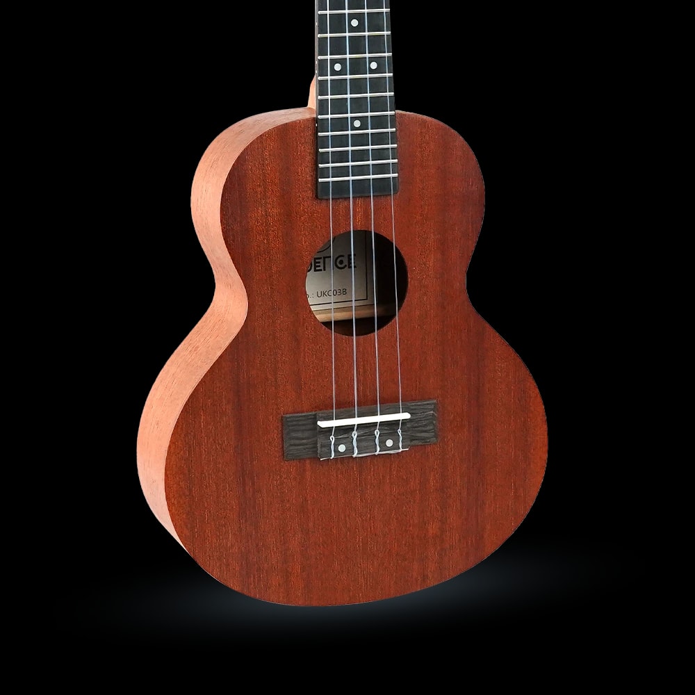 Kadence UKC03B Concert 25" Big Belly Acoustic Ukulele for Enhanced Bass, view 6 of 6