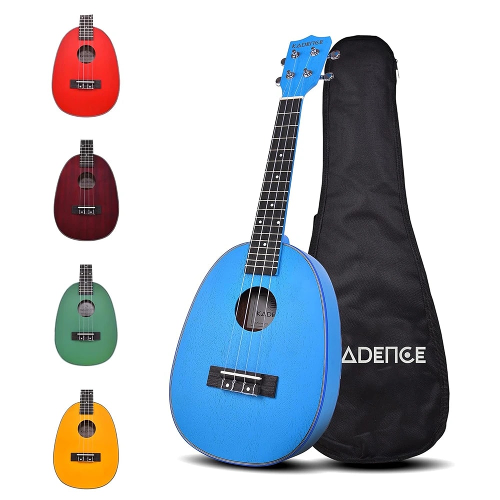Kadence UKPB11BL Concert 23" Acoustic Ukulele, view 4 of 8