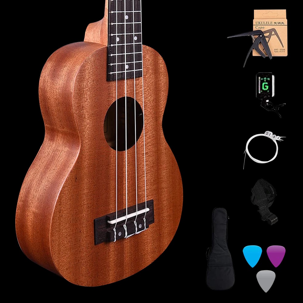 Wanderer 21" Acoustic Ukulele · Brown