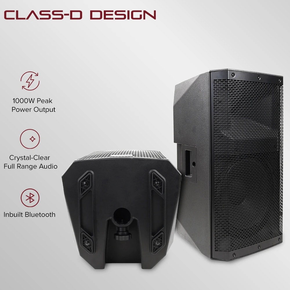 Kadence KX15 Jamming Series 15 Inch Active 2-Way Full Range PA Speaker, view 5 of 6