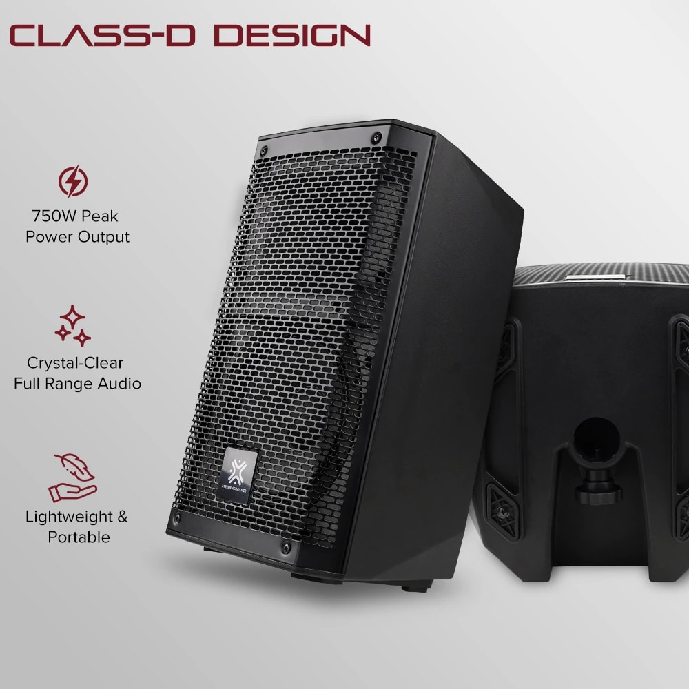 Kadence KX8 Jamming Series 8 Inch Active 2-Way Full Range PA Speaker, view 5 of 6