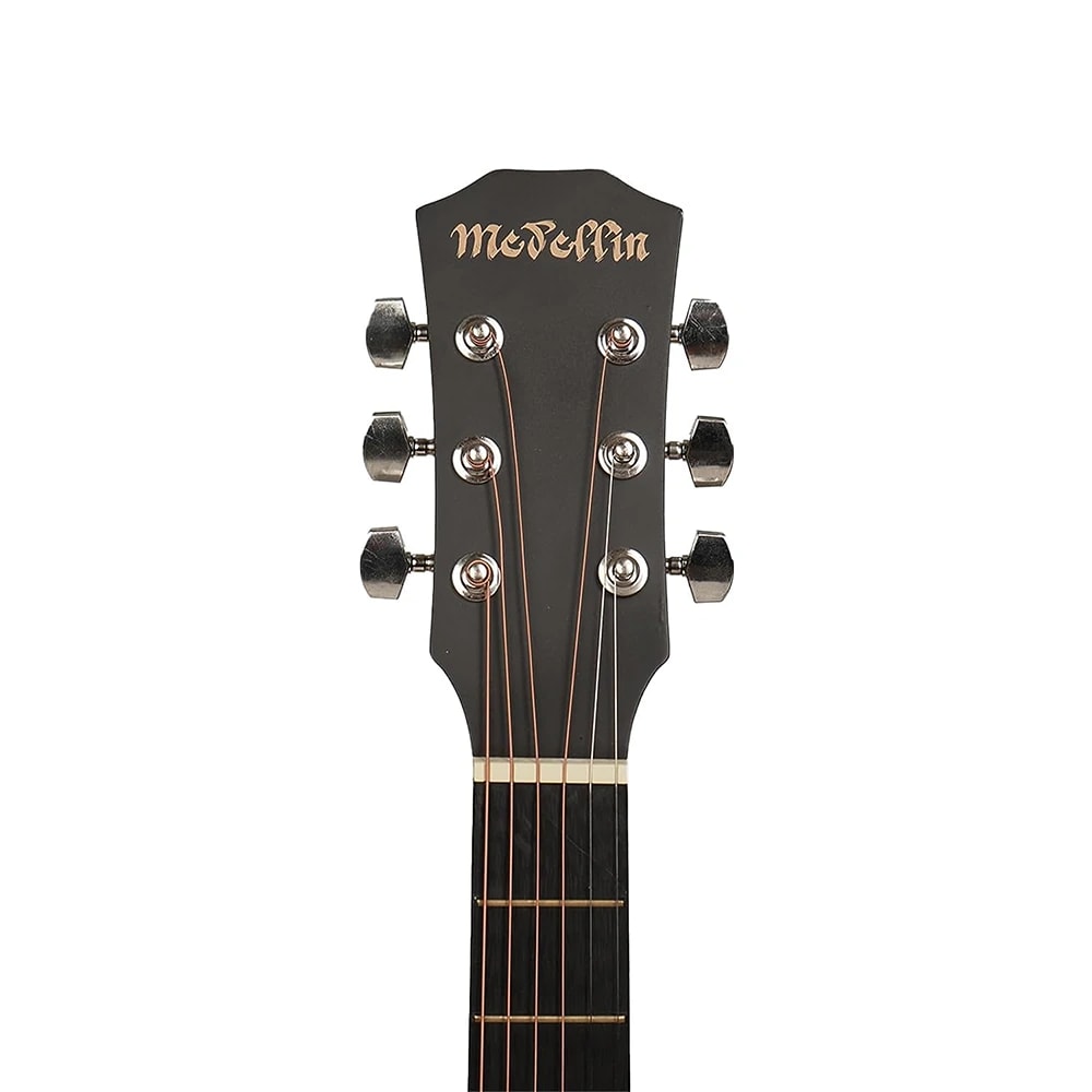 Medellin M38BK 38" Acoustic Guitar, view 3 of 6