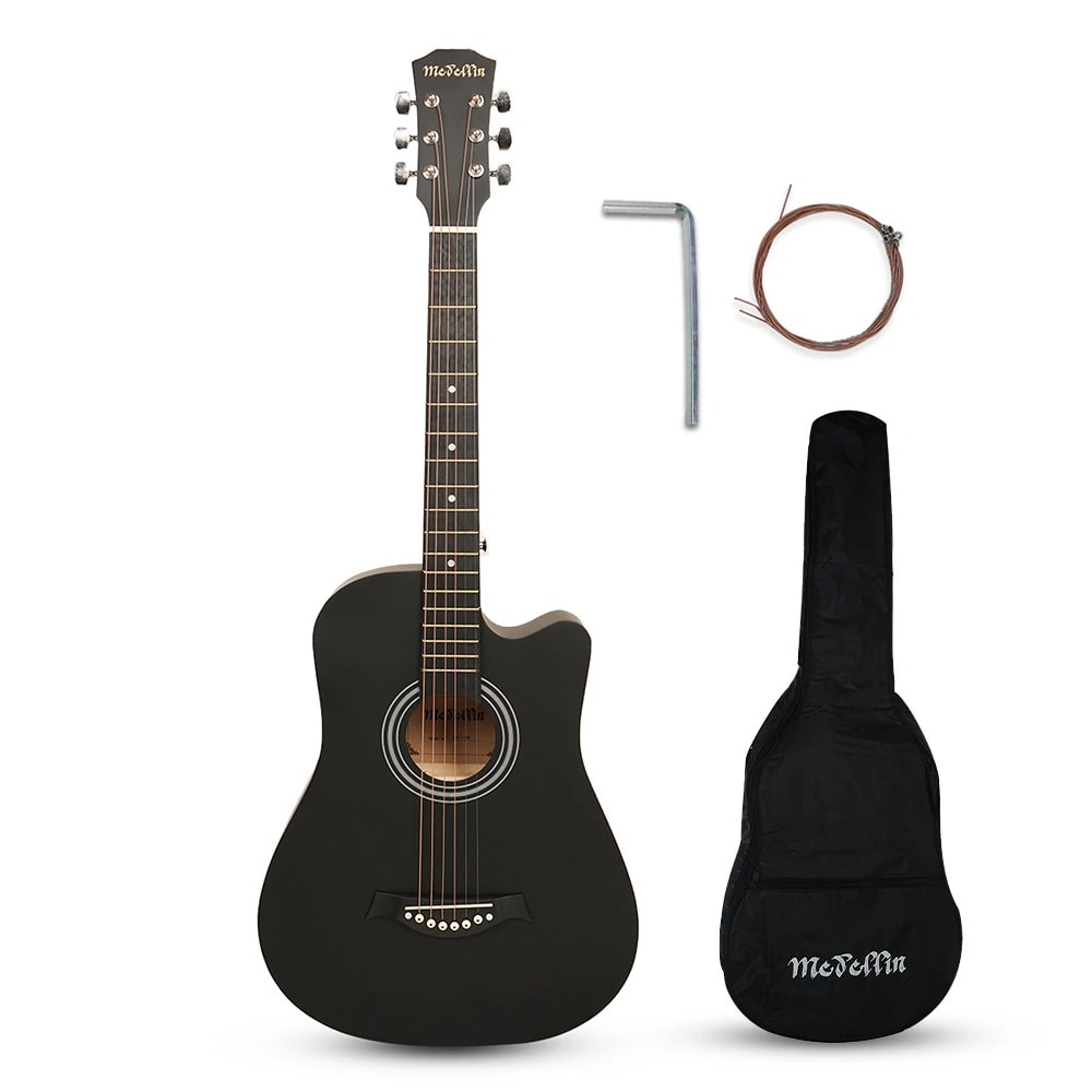 Medellin 38" Acoustic Guitar · Black