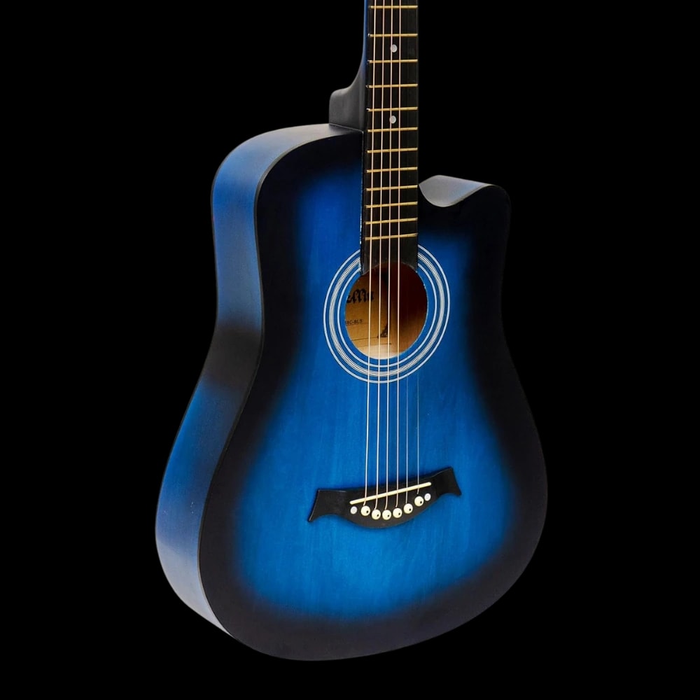 Medellin M38BL 38" Acoustic Guitar, view 2 of 5