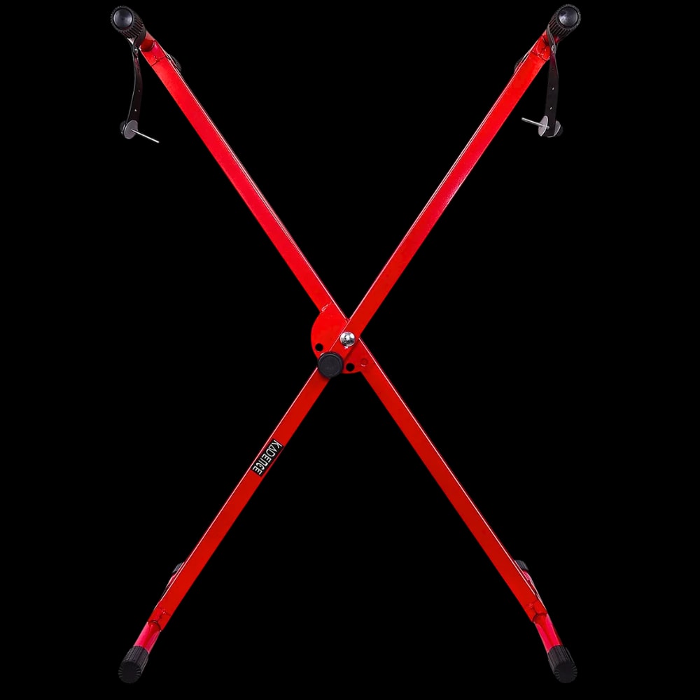 Touring Series 3kg Double-X Keyboard Stand · Red