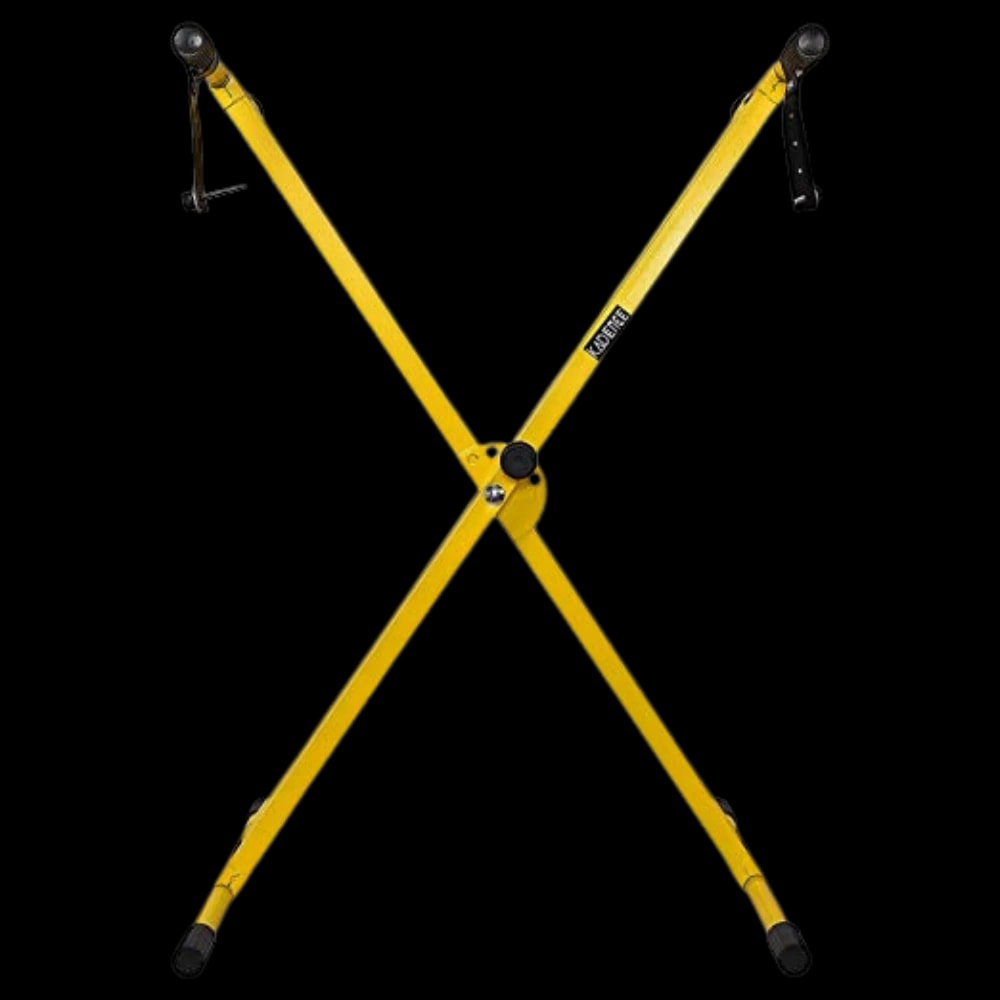 Touring Series 3kg Double-X Keyboard Stand · Yellow