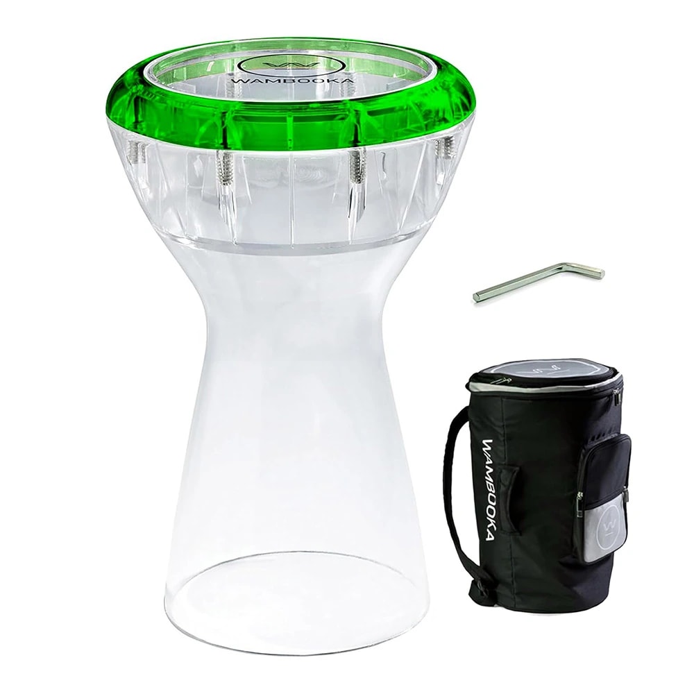 Wambooka Touring Series Diamond Wet & Dry Darbuka · Green