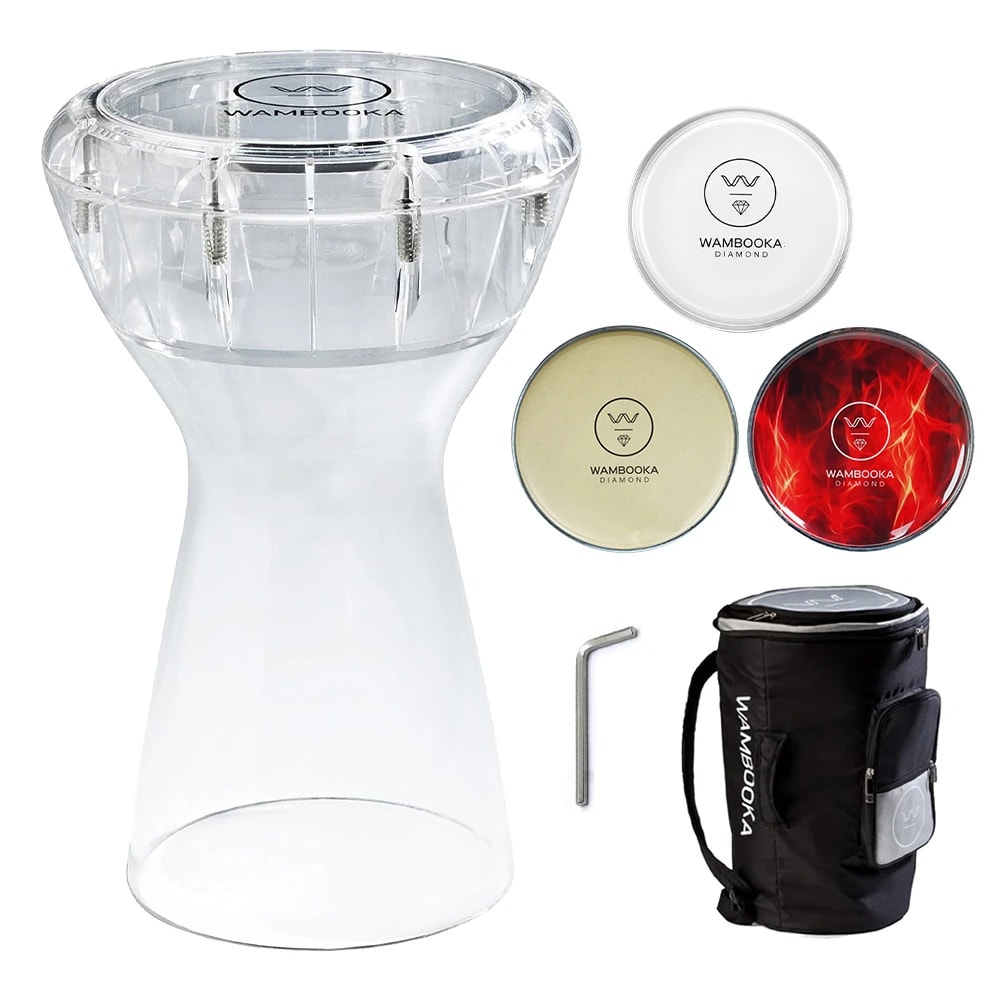 Wambooka Touring Series Diamond Wet & Dry Darbuka Combo