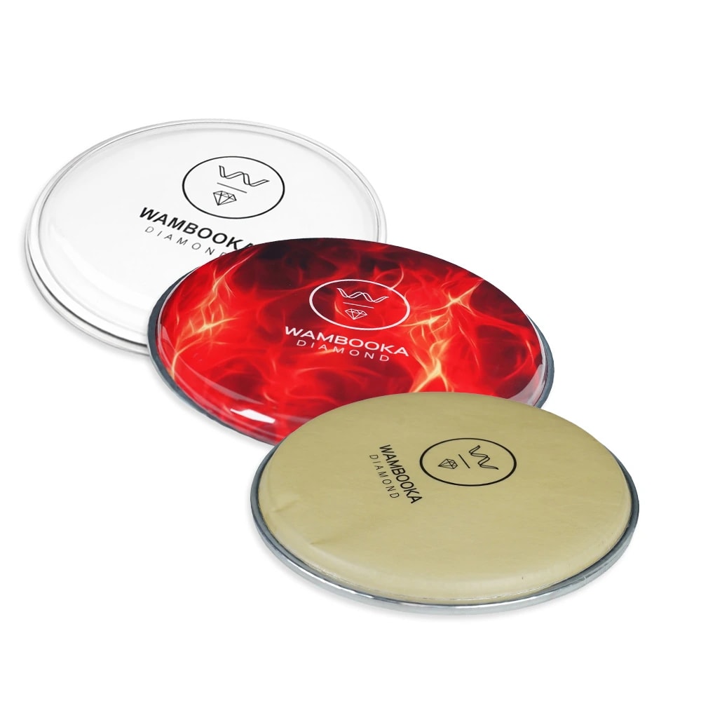 Wambooka DR-SET-875 Touring Series Diamond Darbuka 8.75" Replacement Skin Set, view 3 of 6