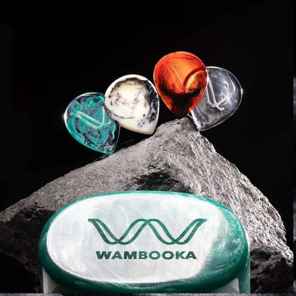 Wambooka RESIN-GR4 Touring Series Zero-Gravity Resin Guitar Picks Set, view 3 of 6