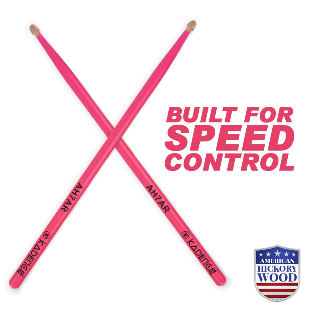 Kadence AH7AR Touring Series Neon 7A Drumsticks, view 6 of 6