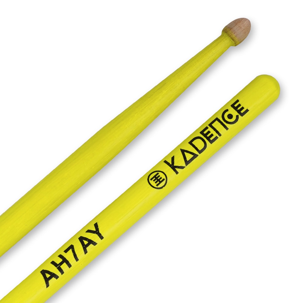 Kadence AH7AY Touring Series Neon 7A Drumsticks, view 1 of 6
