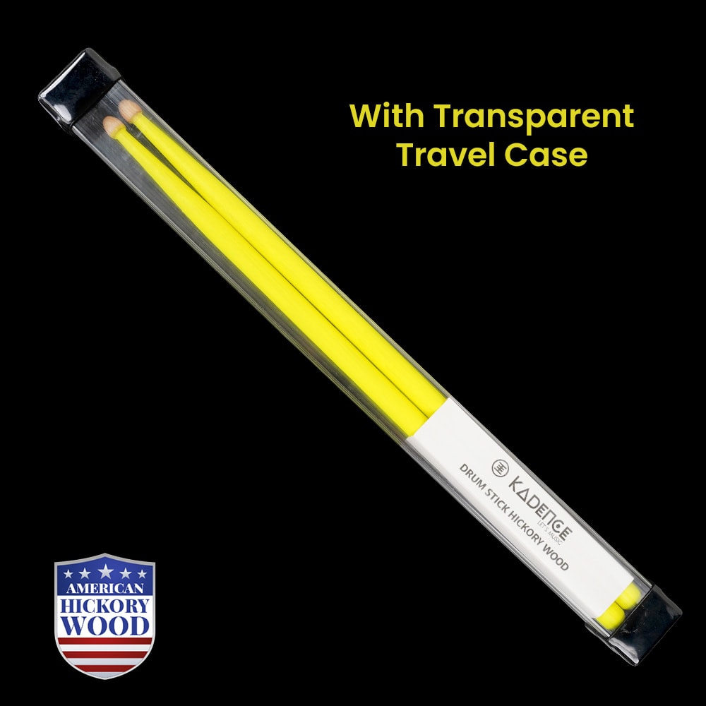 Kadence AH7AY Touring Series Neon 7A Drumsticks, view 2 of 6