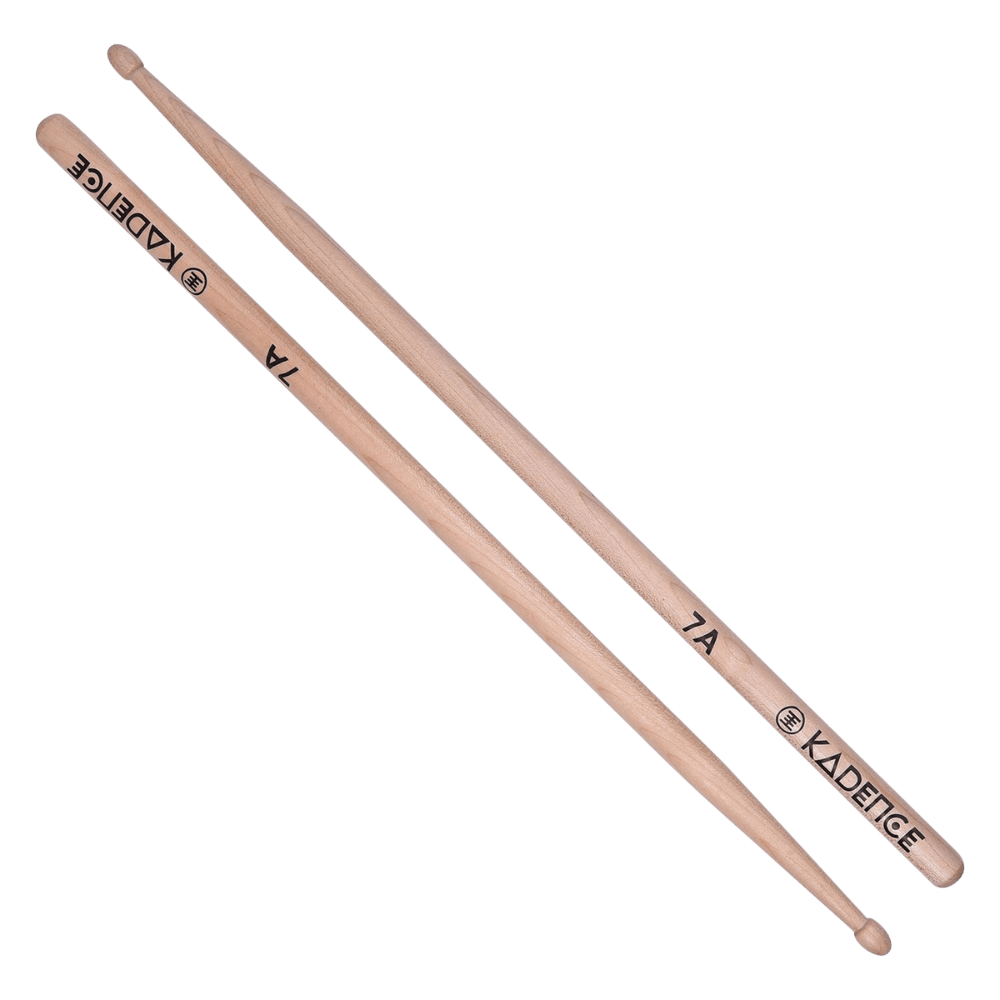 Kadence Jamming Series MW7A Drumsticks | Maple Wood | Acorn Tip with Smooth Matte Finish | Pair Weighs 62 g