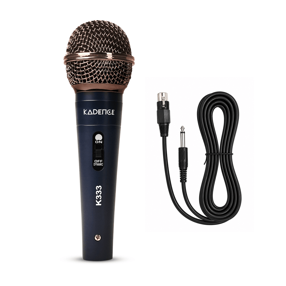 Home Series Dynamic Wired Mic with Cardioid Pickup, Blue