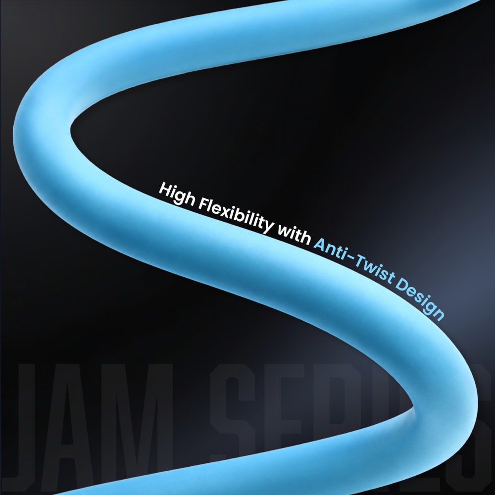 Kadence KJJ5M-J01-BL Jamming Series Instrument Cable, view 4 of 6