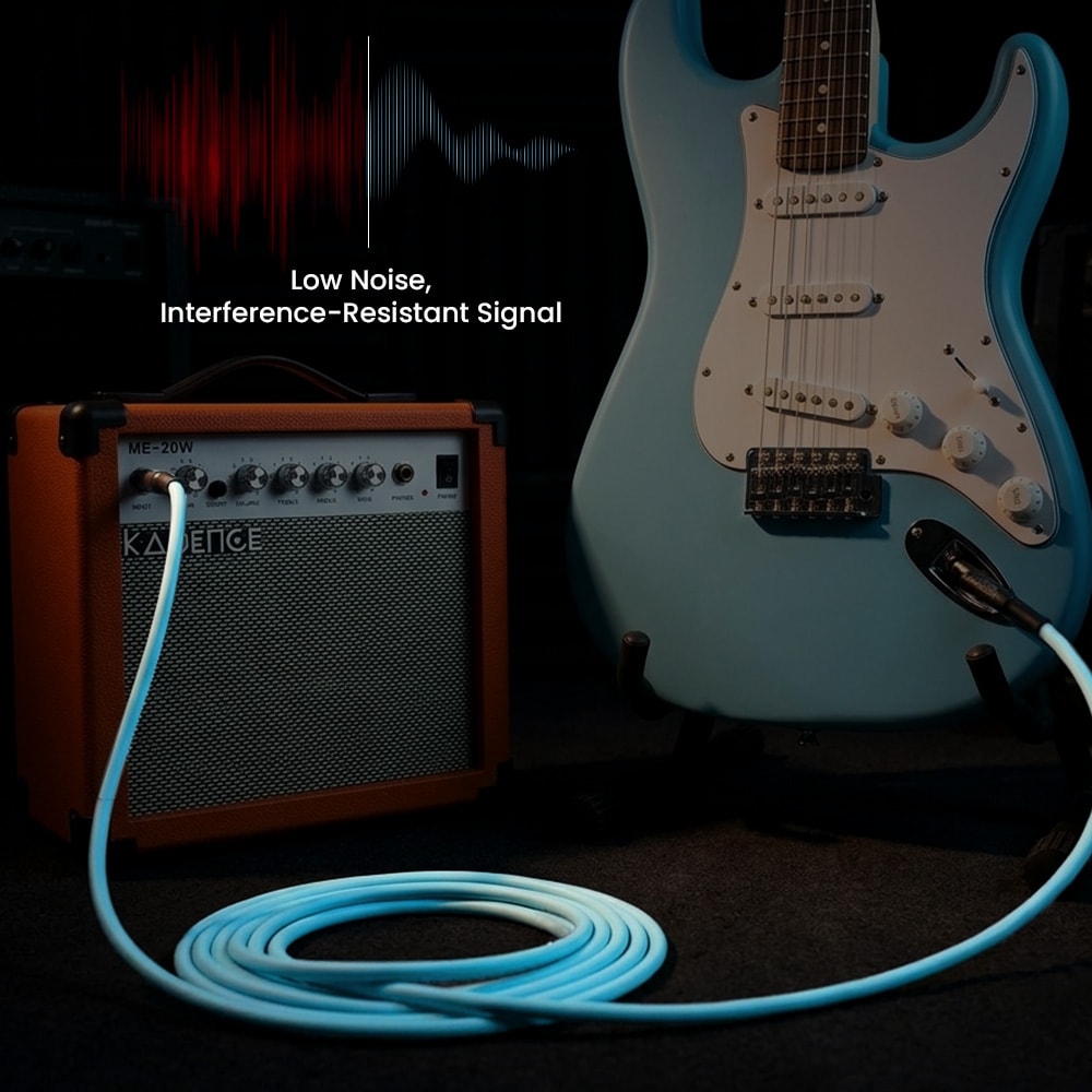 Kadence KJJ3M-J01-BL Jamming Series Instrument Cable, view 5 of 6