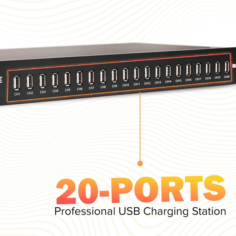 Kadence KCM-20 Touring Series 20 Port USB Charging Station, view 4 of 6