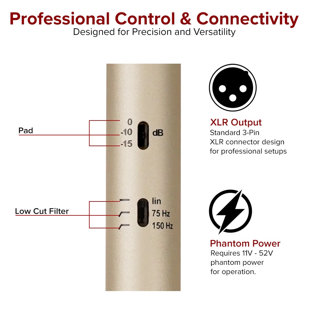 Kadence KC101 Touring Series Professional Condenser Mic, view 4 of 6