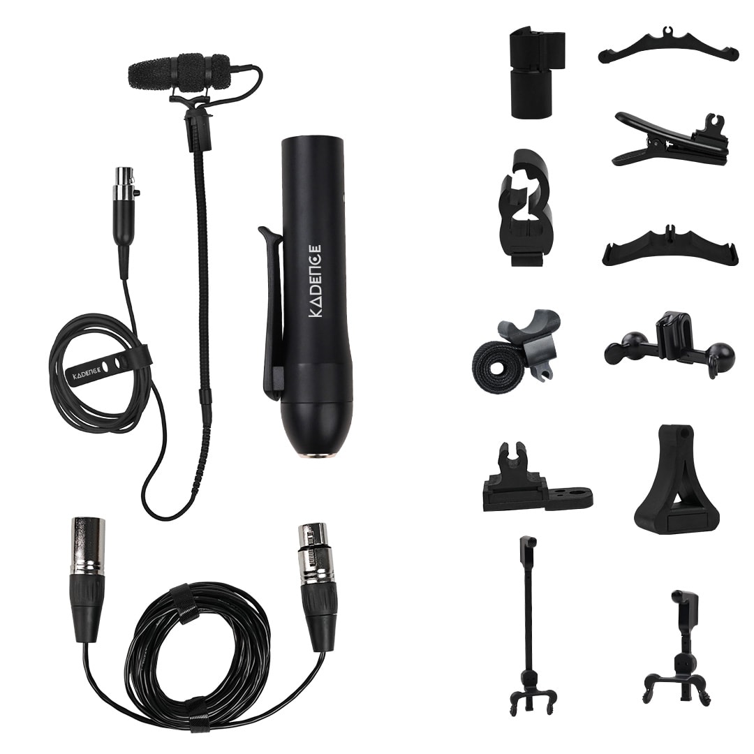 Kadence HW5000S Touring Series All-in-One Instrument Condenser Mic Kit, view 1 of 6