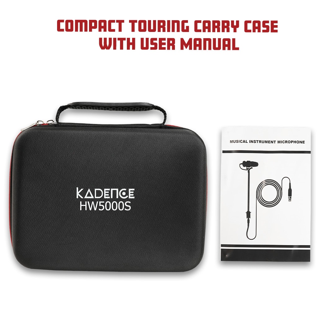 Kadence HW5000S Touring Series All-in-One Instrument Condenser Mic Kit, view 6 of 6