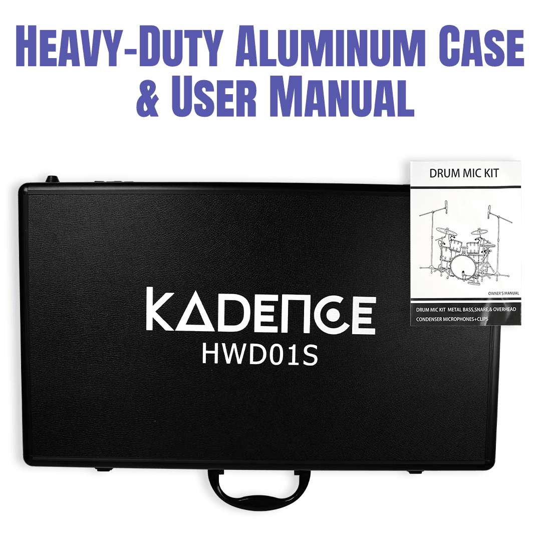 Kadence HWD01S Touring Series 7-Piece Drum Mic Kit, view 8 of 8
