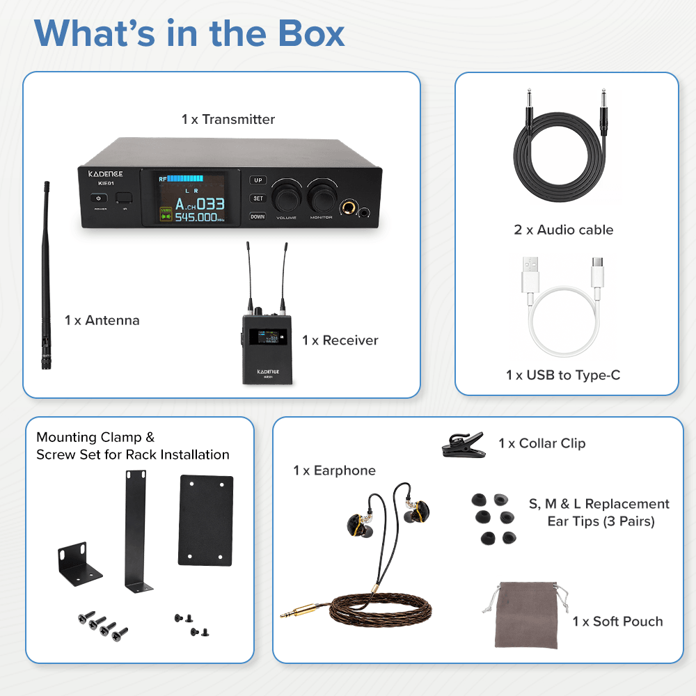 Kadence KIE01 Jamming Series Wireless In-Ear Monitor System, view 8 of 8