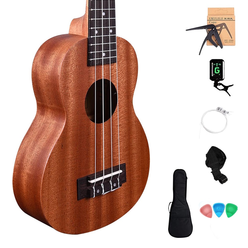 Wanderer 21" Acoustic Ukulele · Brown