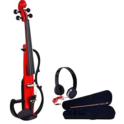 A 4/4 Red electric Violin
