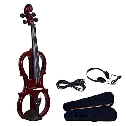A Brown Electric violin by Kadence