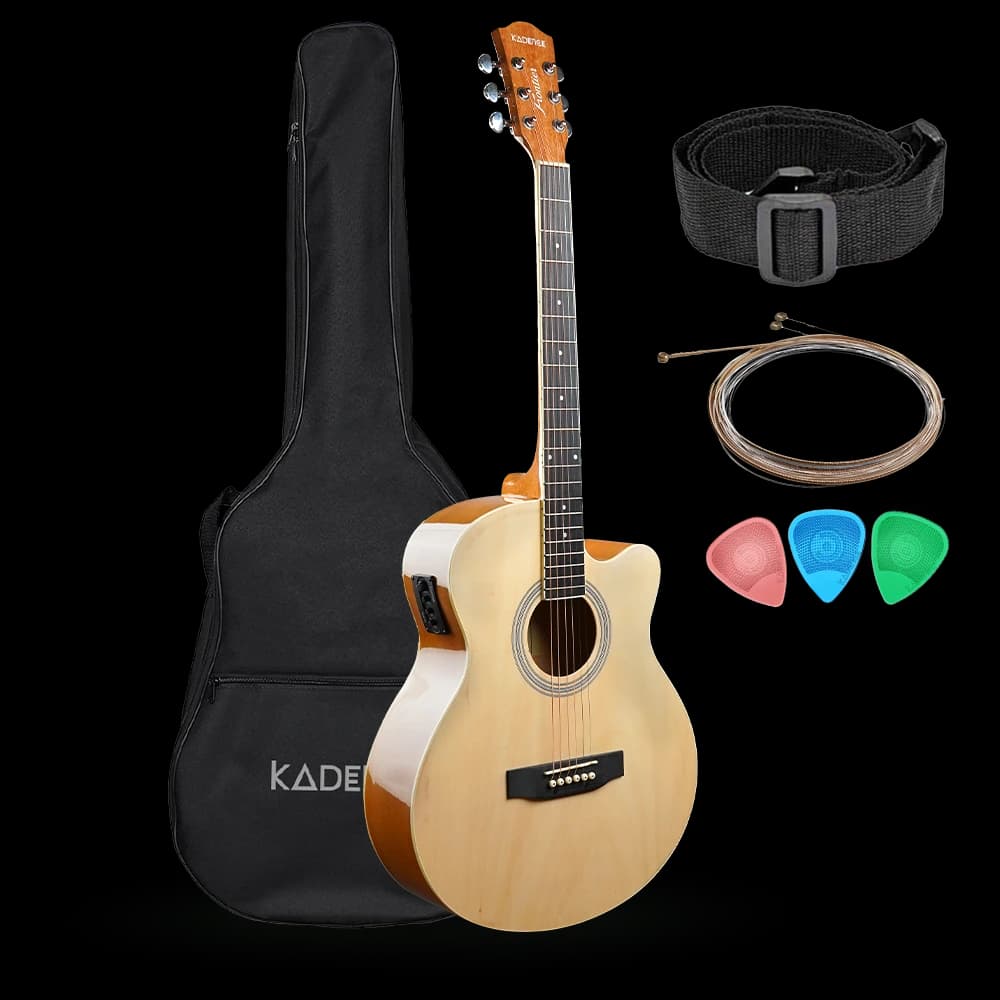 Kadence FNTR-NATEQ Frontier 40" Electro Acoustic Guitar, view 1 of 6