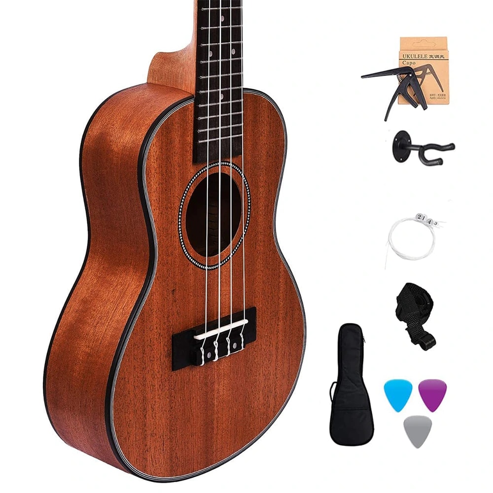 Kadence UKTB11-SC Concert 23" Acoustic Ukulele, view 1 of 6