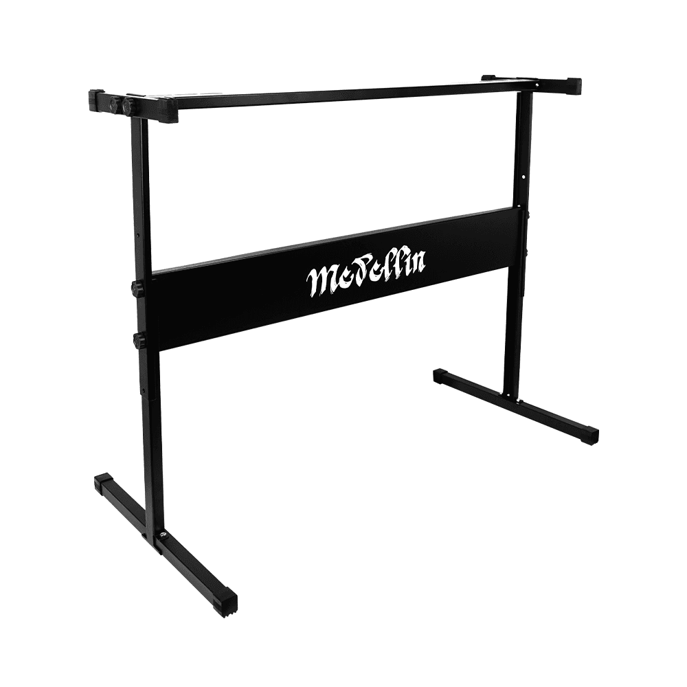 Medellin MED-KSTD-NK76 Home Series Keyboard Stand for Kids | Single-Tier Stand for 61-Key Keyboard & Digital Piano | 3-Level Height Adjustable | Steel Frame | Up to 10 kg