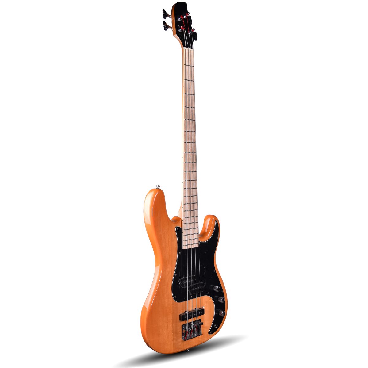 Kadence, Chronicle Series Electric Bass Guitar, Natural Ash Wood with P-J Pickup, 2 Tone and 2 Volume Control - Image 2