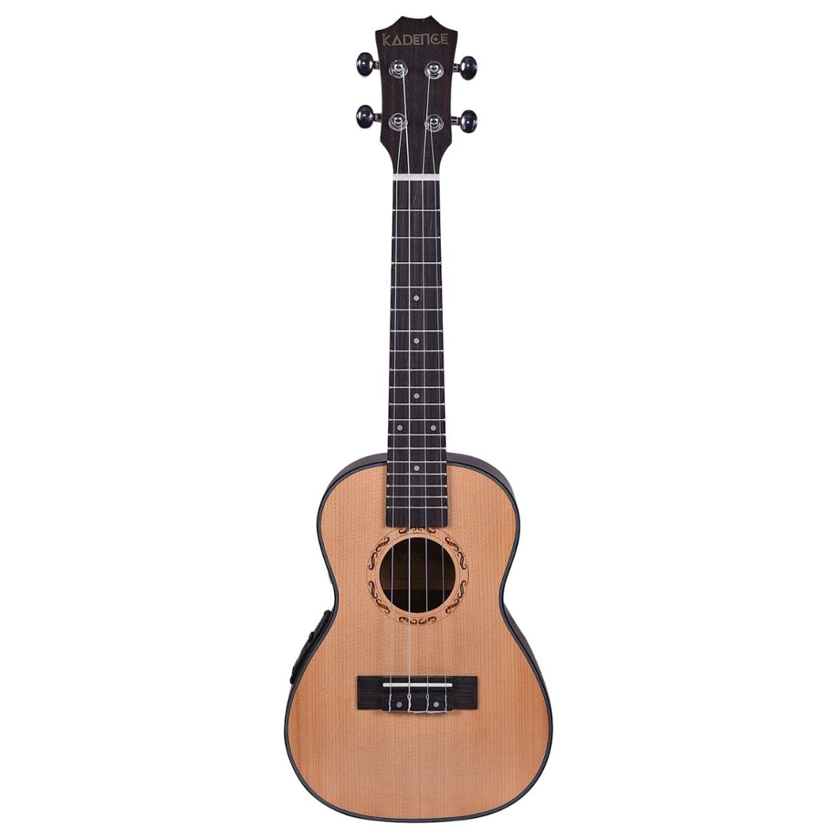Kadence Ukulele Solid Spruce Top, Rosewood Back With Equalizer (Concert with Bag) - Image 2