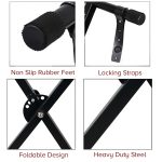Heavy-Duty, Single X Piano Keyboard Stand with Locking Straps - Image 3
