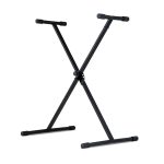 Heavy-Duty, Single X Piano Keyboard Stand with Locking Straps - Image 4