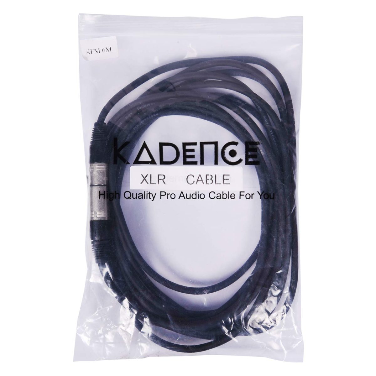 A 6 metre XLR Cable- 3 Pole Female/Male A 6 metre XLR Cable- 3 Pole Female/Male