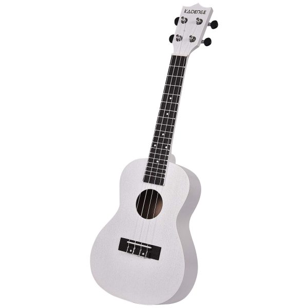 Ukulele 24" Mahogany White (With Bag)