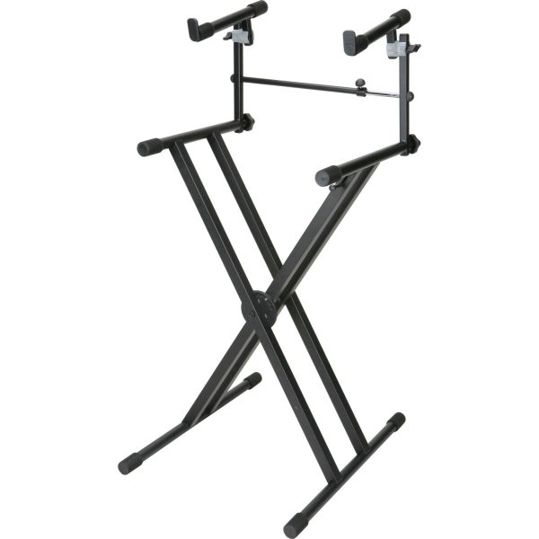 Heavy Duty Metal Double Keyboard Stand Kadence