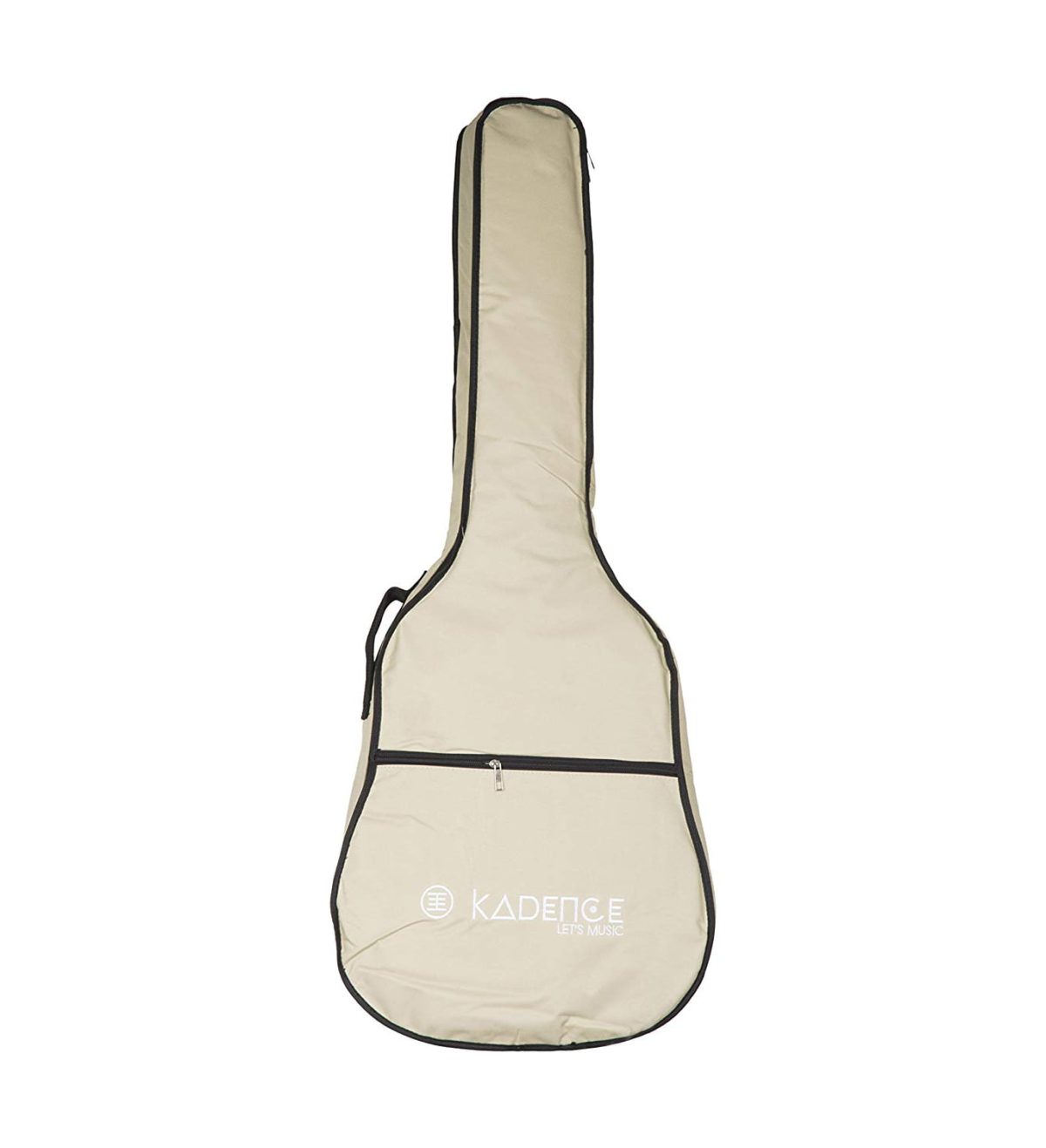 Kadence Acoustic Guitar Padded Bag, White