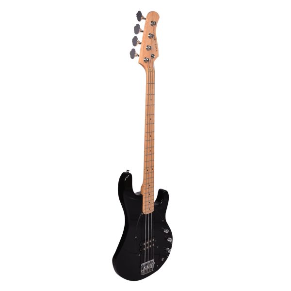 Kadence Chronicle Series Electric Bass Guitar, Black Ash Wood EB-06 BK