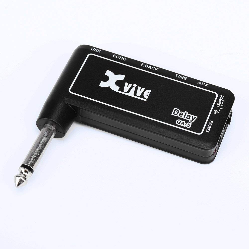 Xvive Headphone Delay Amplug Guitar Amplifier Mini Amp USB Charge GA-5