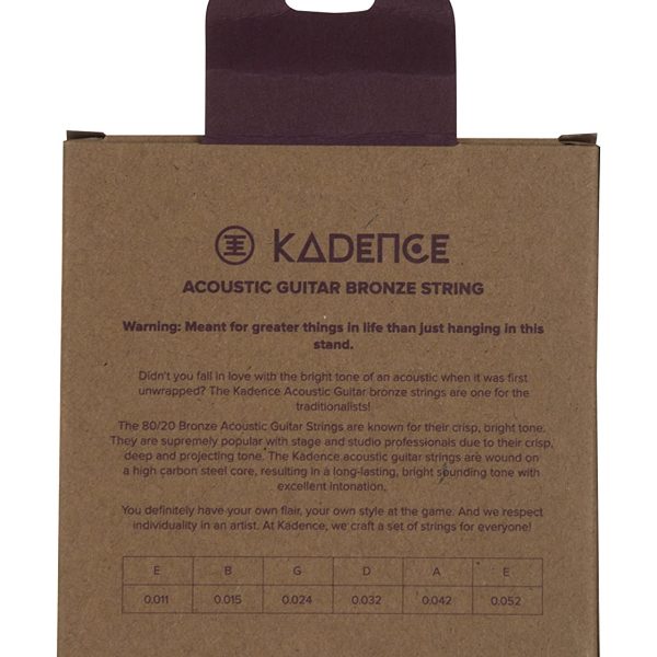 Kadence Acoustic Guitar String Phoshphor Bronze 0.011