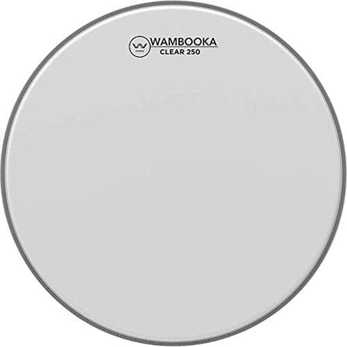 Wambooka Clear 250-1ply/10mil - Head Clear For Resonant Head 10 inch Drum head